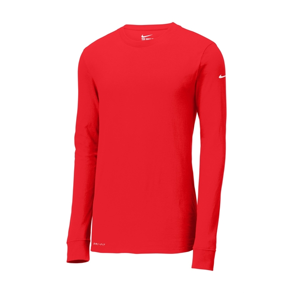 nike dri fit cotton long sleeve tee