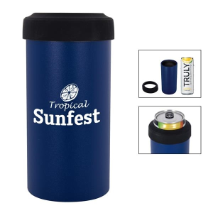 Personalized Stainless Steel Insulated Slim Beverage Can Holder – Crystal  Images, Inc.